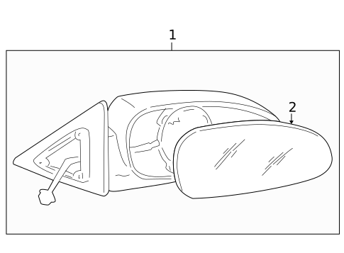Outside Mirrors for 2004 Kia Amanti #0