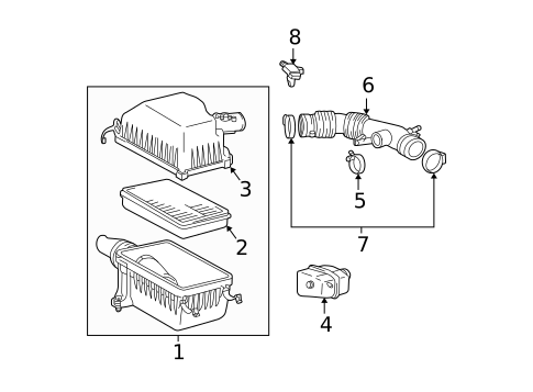 Air Intake for 2004 Toyota Tundra #0