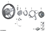 32305A4EE18 - Steering: Sport Steering Wheel, Leather for BMW Image