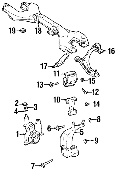 Suspension Components for 2002 INFINITI G20 #0