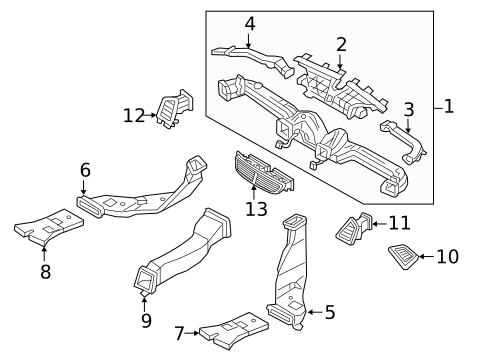 Ducts for 2020 Hyundai Tucson #0