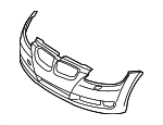 51117181308 - Body: Bumper Cover for BMW: 328i, 328i xDrive, 328xi, 335i, 335i xDrive, 335xi Image