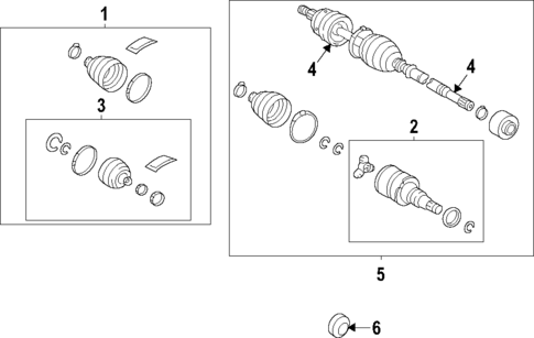 Axle Shafts & Joints for 2024 Toyota Venza #0