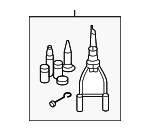 31299177 - Body: Adhesive Kit for Volvo: C30, C70, S40, S60, S70, S90, V40, V50, V60, V60 Cross Country, V70, XC70, XC90 Image