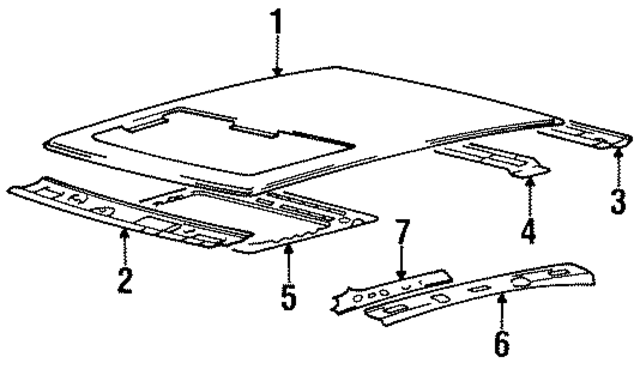 6711122050 - : Roof Panel for Hyundai Image