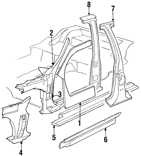Uniside for 1993 Chrysler Imperial #0