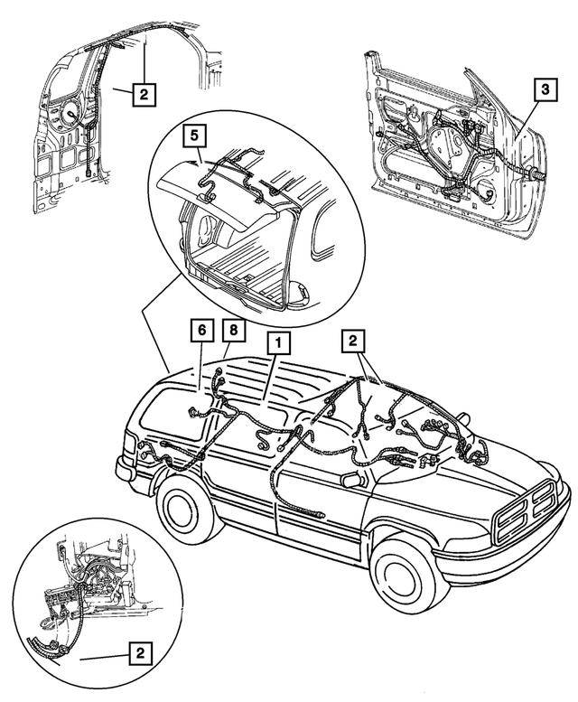 56021100AJ - Electrical: Chassis Wiring for Mopar Image image