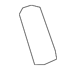 51211805643 - Body: Lock Knob for BMW: 1 Series M, 128i, 135i, 135is, 318i, 318is, 318ti, 323is, 325i, 325is, 325xi, 328i, 328i xDrive, 328xi, 330i, 330xi, 335d, 335i, 335i xDrive, 335is, 335xi, M3, X1, X5, Z4 Image