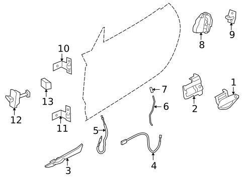 Door Hardware for 2013 BMW Z4 #0