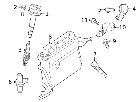Ignition System for 2014 Toyota Prius #0