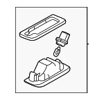 8341A132 - Electrical: License Lamp for Mitsubishi: Outlander PHEV, Outlander Sport Image
