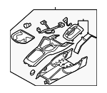 7581085Z01 - Body: Console Assembly for Suzuki Image
