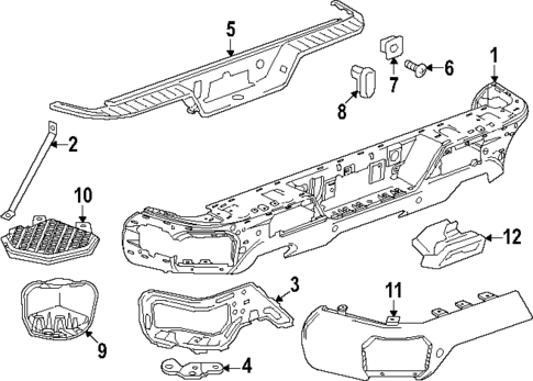 Exhaust Components for 2025 GMC Sierra 1500 #1
