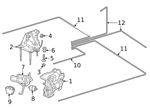 Auto Leveling Components for 2021 Mercedes-Benz A 35 AMG&reg; #0