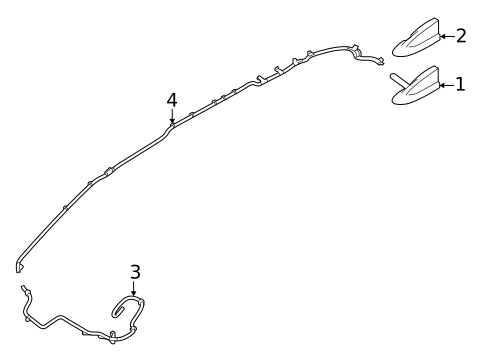 Antenna & Radio for 2022 Nissan Rogue #0