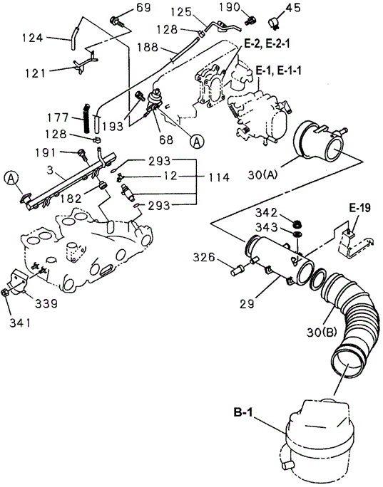 Fuel Injector (DX) for 1996 Honda Passport #0