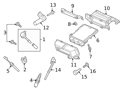 thumbnail image 2 of CD Ignition Coil + 6 Spark Plugs + Wire Set For Ford/Mercury/Mazda – 3.0/3.8/4.2L V6 2 of 5