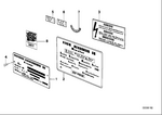 51142121107 - : Type Plate for BMW Image