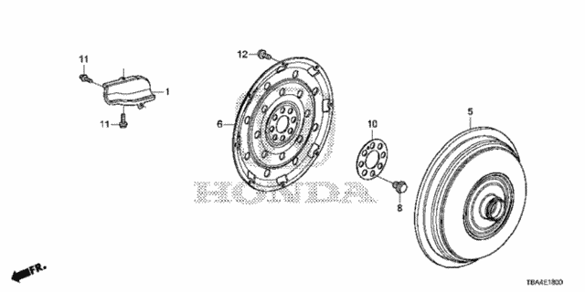 Clutch - Torque Converter (1.5L) for 2016 Honda Civic #0