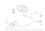 2204711415 - Fuel System: Vent Tube for Mercedes-Benz: CL500, CL55 AMG, S430, S55 AMG Image