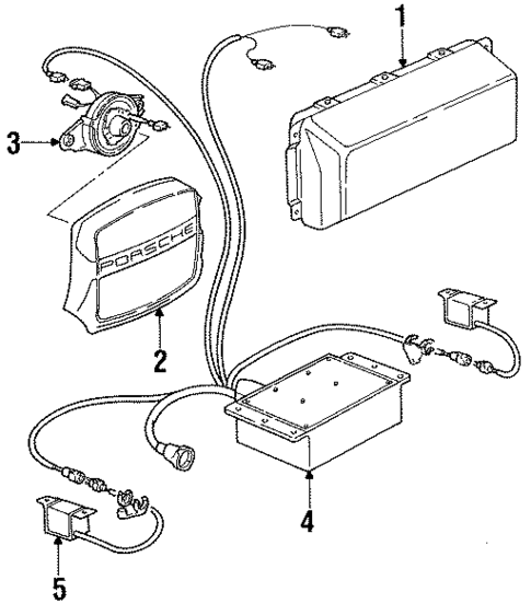 Air Bag Components for 1991 Porsche 911 #0
