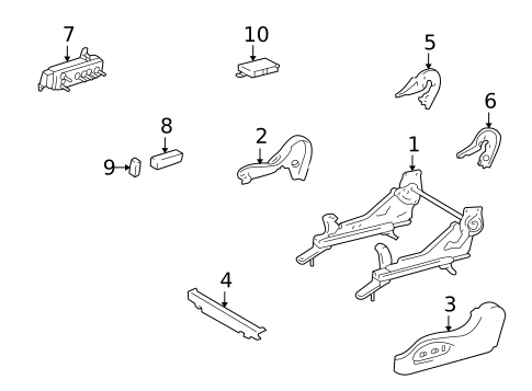 Tracks & Components for 2001 Lexus IS300 #0