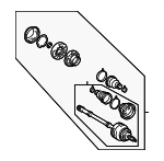 4234050050 - Universals &amp; Rear Axle: Axle Assembly for Lexus Image