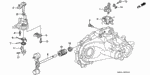 24474PK5000 - Transmission - Manual: BOOT, SHIFT LEVER for Honda Image