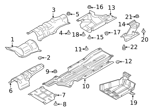Front Floor for 2013 Ford Fusion #0