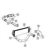 52014481AJ - Cooling: Charge Air Cooler Hose for Mopar Image