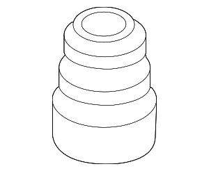 1K0412303M - : Strut Bumper for Volkswagen: Atlas, Atlas Cross Sport, e-Golf, ID.4, Taos, Tiguan, Tiguan Limited Image