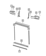 68394598AA - Cooling: Radiator Side Air Seal, Right for Dodge: Challenger Image