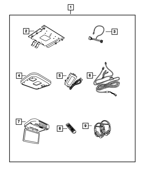 Audio & Electronics for 2007 Dodge Caravan #1