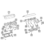6101526 - Engine: Hex Flange Head Bolt, Mounting, Lower for Mopar Image