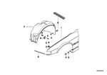 41358157625 - Bodywork: Side Panel, Front Left for BMW Image