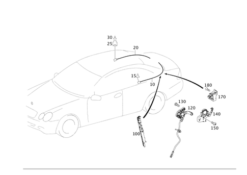 Soft Top Electrical Components for 2005 Mercedes-Benz CLK55 AMG #0