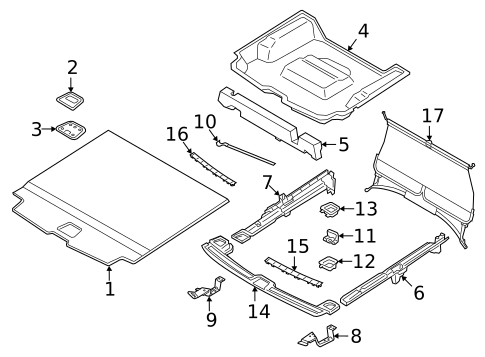 Interior Trim - Rear Body for 2019 Volvo XC60 #0