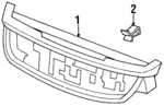 4576896 - Body: Grille for Chrysler: Town &amp; Country Image