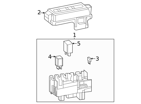 Fuse & Relay for 2023 GMC Sierra 3500 HD #3