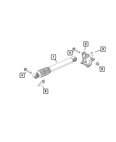 Rear Suspension and Cradle for 2016 Ram 2500 #1