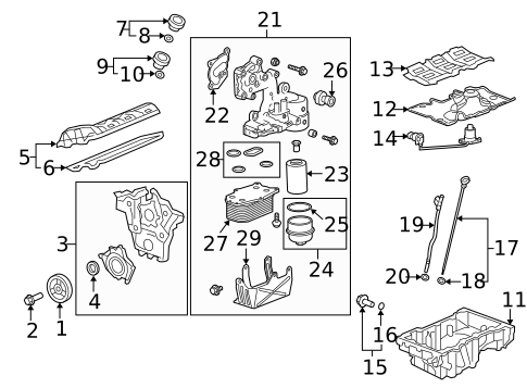 Hardware, Fasteners & Fittings for 2010 Cadillac SRX #0