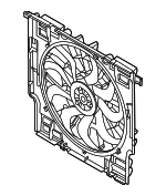 17428666818 - Cooling System: Fan Assembly for BMW Image