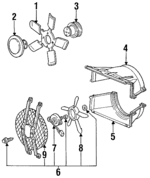 15650248 - Cooling System: Upper Shroud for GM Image