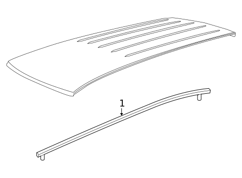 Exterior Trim - Roof for 2019 Dodge Grand Caravan #0