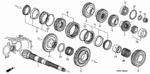 23220PR8F00 - Transmission - Manual: COUNTERSHAFT for Acura Image