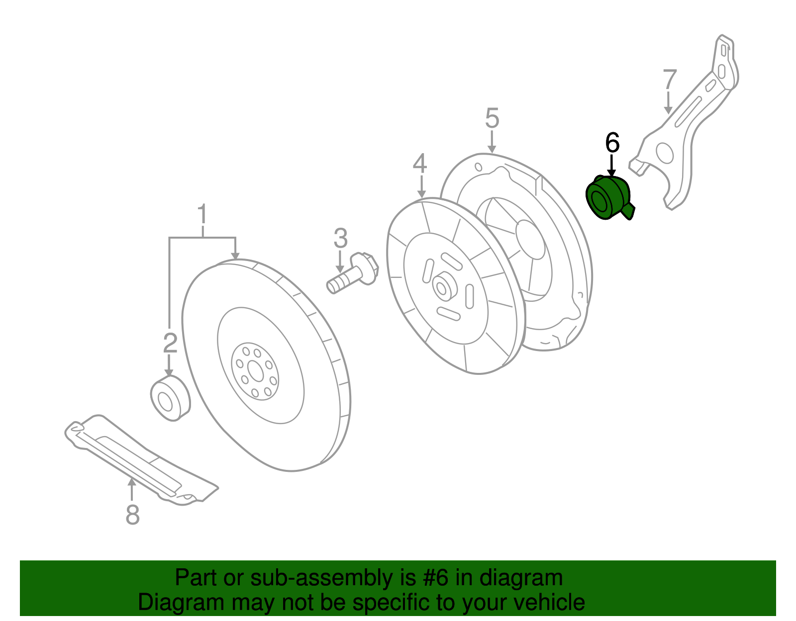 2002-2021 Subaru Release Bearing 30502AA130 | Shop Subaru Parts