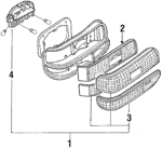 E7GZ13404A - Electrical: Tail Lamp Assembly for Mercury: Tracer Image
