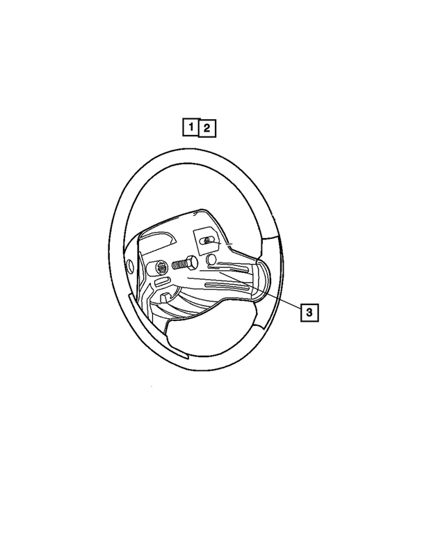 5JG60DX9AD - Steering: Steering Wheel for Mopar Image