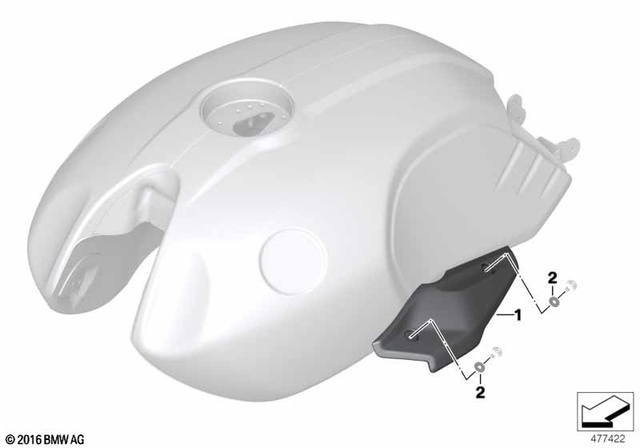 77318562584 - Design: Carbon Trim, Throttle Body -  for BMW-Motorrad Image