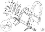 52107124053 - Seats: Backrest Frame, Left for Mini Image